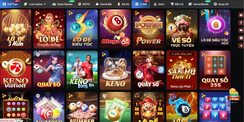 Tổng quan về sảnh xổ số Man88